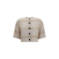 Beige Linen Cardigan