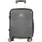 Black Polyurethane Women's Travel Bag