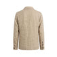 Beige Linen Men Jacket