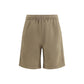 Brown Cotton Bermuda Shorts