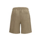 Brown Cotton Bermuda Shorts
