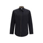 Black Cotton Dress Shirt