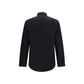 Black Cotton Dress Shirt