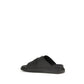 Black Calf Leather Bos Taurus Platform Sandals