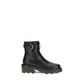 Black Calf Leather Bos Taurus Ankle Boots