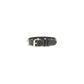 Black Calf Leather Bos Taurus Bracelet