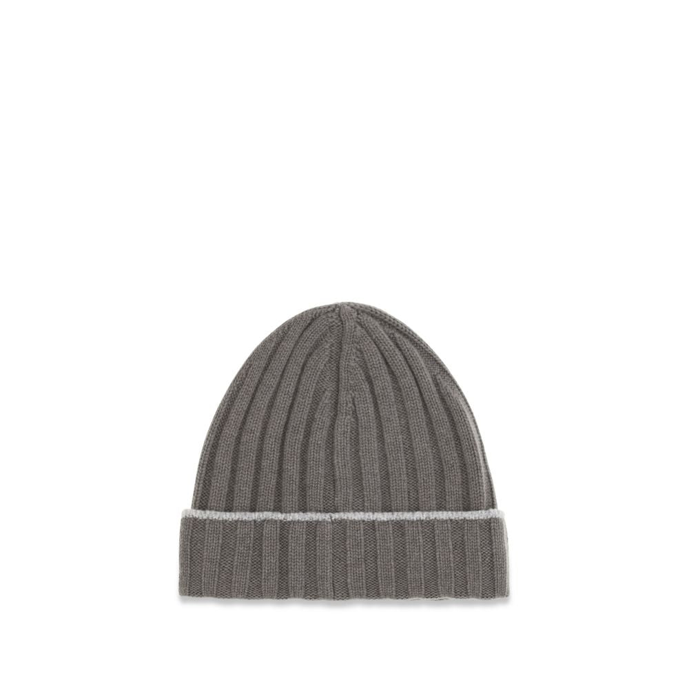 Bicolor Cashmere Beanie