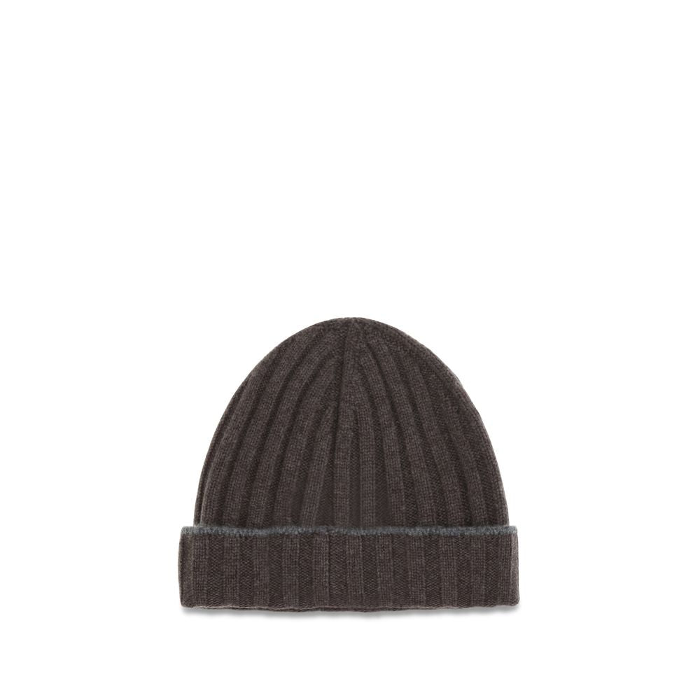 Brown Cashmere Beanie