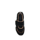 Black Polyamide Athletic Sneakers