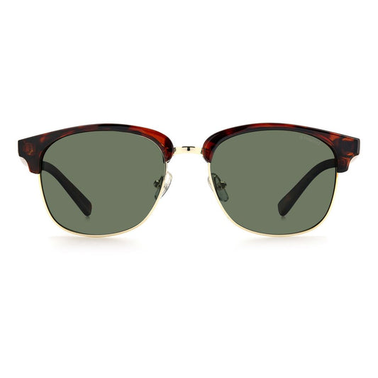 Brown Metal Sunglasses