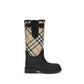 Black Rubber Rain Boots