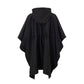 Black Polyester Trench Coat