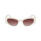 White Acetate Sunglasses