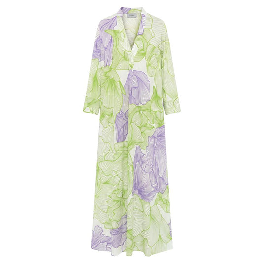 Green Cotton Women Dress