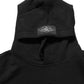 Black Cotton Milano1984 Print Hoodie Sweater