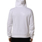 White Sacred Heart Hooded Sweatshirt Sweater