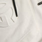 White Logo Hooded PulloverSweatshirt Sweater