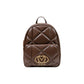 Brown Polyethylene Backpack