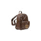 Brown Polyethylene Backpack