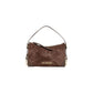 Brown Polyester Handbag
