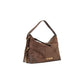 Brown Polyester Handbag