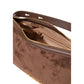Brown Polyester Handbag