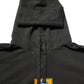 Black Cotton Logo Hooded Oversize Sweater