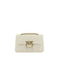 White Calf Leather Bos Taurus Shoulder Bag
