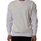 White Flax CrewNeck Layered Pullover Sweater