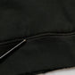 Black Cotton Crew Neck Men Sweatshirt Sweater