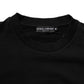 Black Cotton Logo Print Sweatshirt Sweater