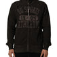 Brown Logo Print Full Zip Sweatshirt Sweater