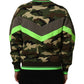 Multicolor Camouflage Sweatshirt Men Sweater