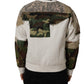 Multicolor Camo Patchwork Sweatshirt Sweater