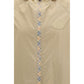 Beige Nylon Shell Jacket