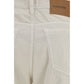 White Cotton Relaxed Fit Jeans