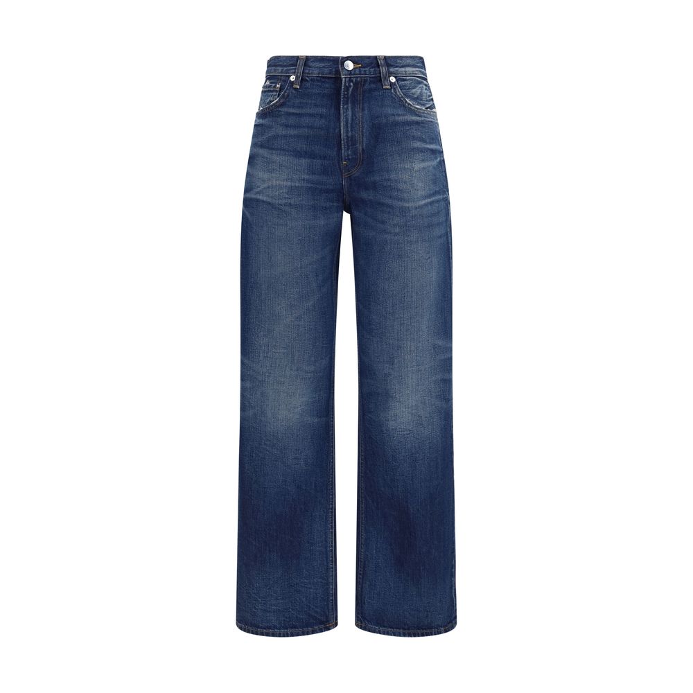 Blue Cotton Jeans Denim