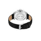 Black Leather Sport Watch