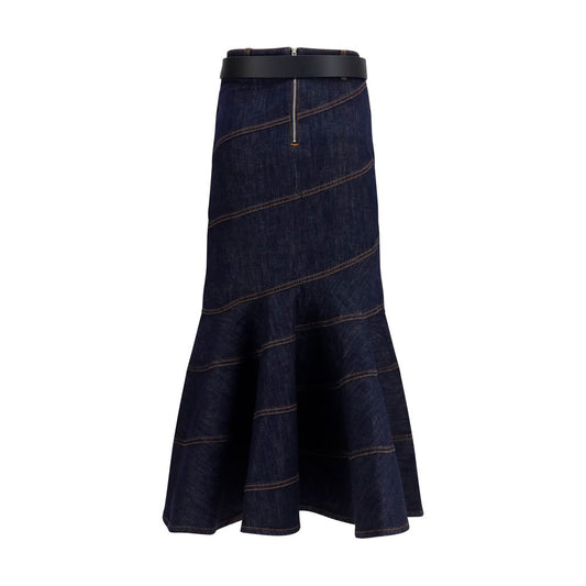 Blue Denim Skirt