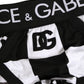 Black White Logo Checkered Midi Brief Underwear