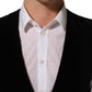 Black Wool Blend Waistcoat Formal Dress Vest