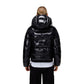 Black Recycled Polyester Full-Length Jacket