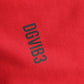 Red Cotton Graphic Print Crew Neck T-shirt