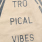 Beige Cotton Graphic Print Crew Neck T-shirt
