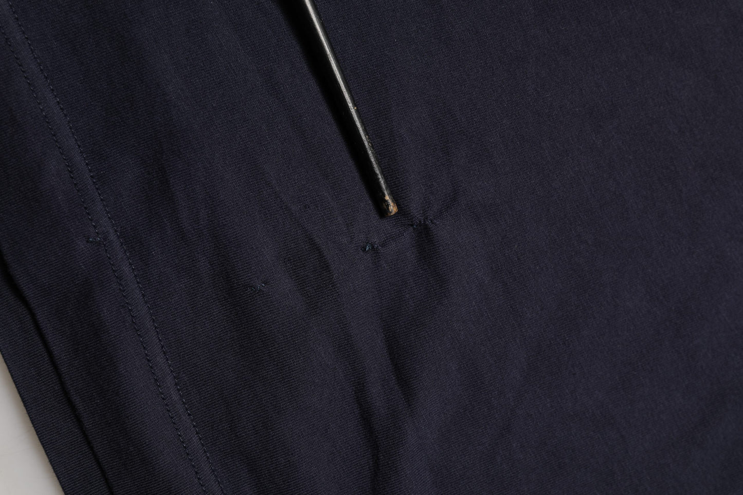 Black Cotton Short Sleeves Crew Neck T-shirt