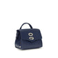 Blue Calf Leather Bos Taurus Shoulder Bag