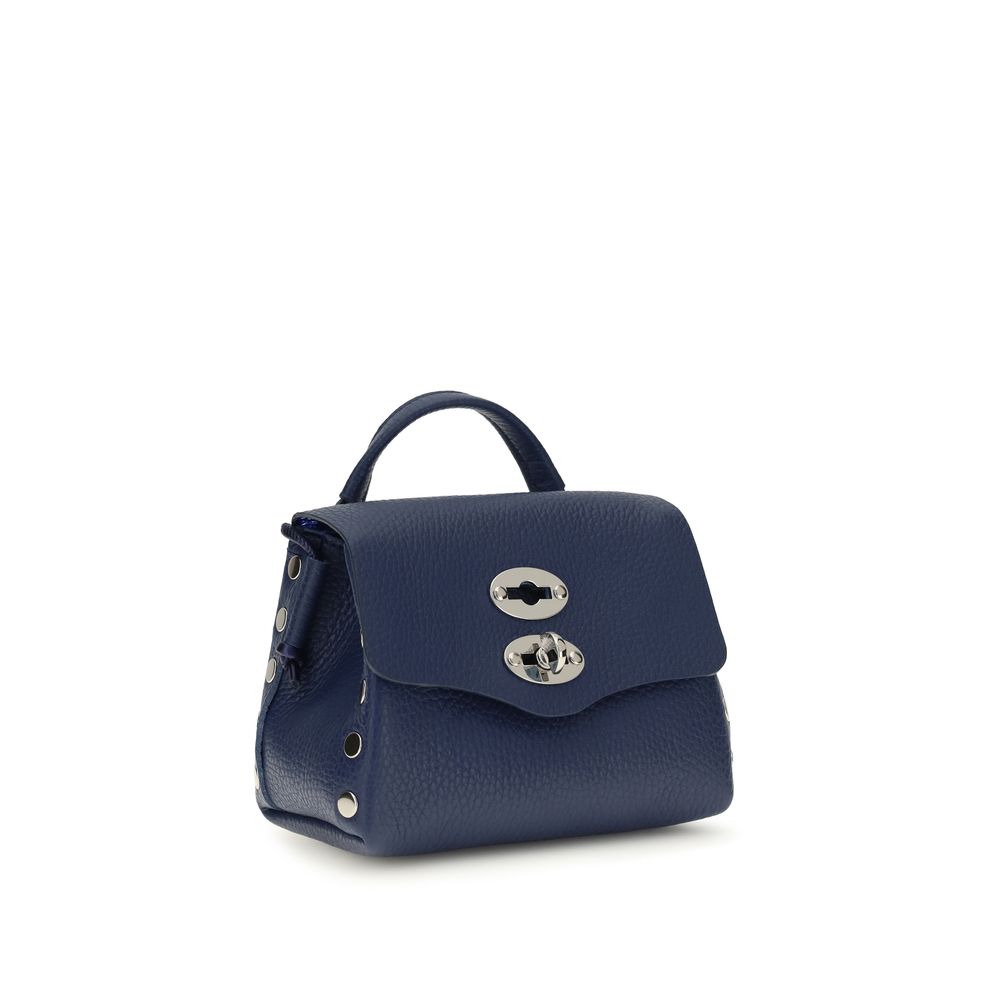 Blue Calf Leather Bos Taurus Shoulder Bag