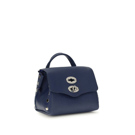 Blue Calf Leather Bos Taurus Shoulder Bag
