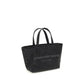 Gray Cotton Shoulder Bag