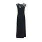 Black Silk Cocktail Dress